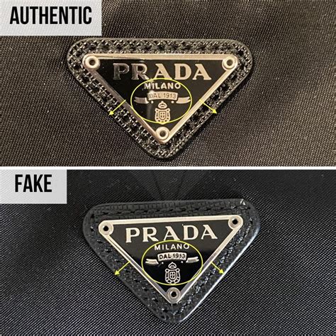 how can you tell real prada from fake|genuine prada bag.